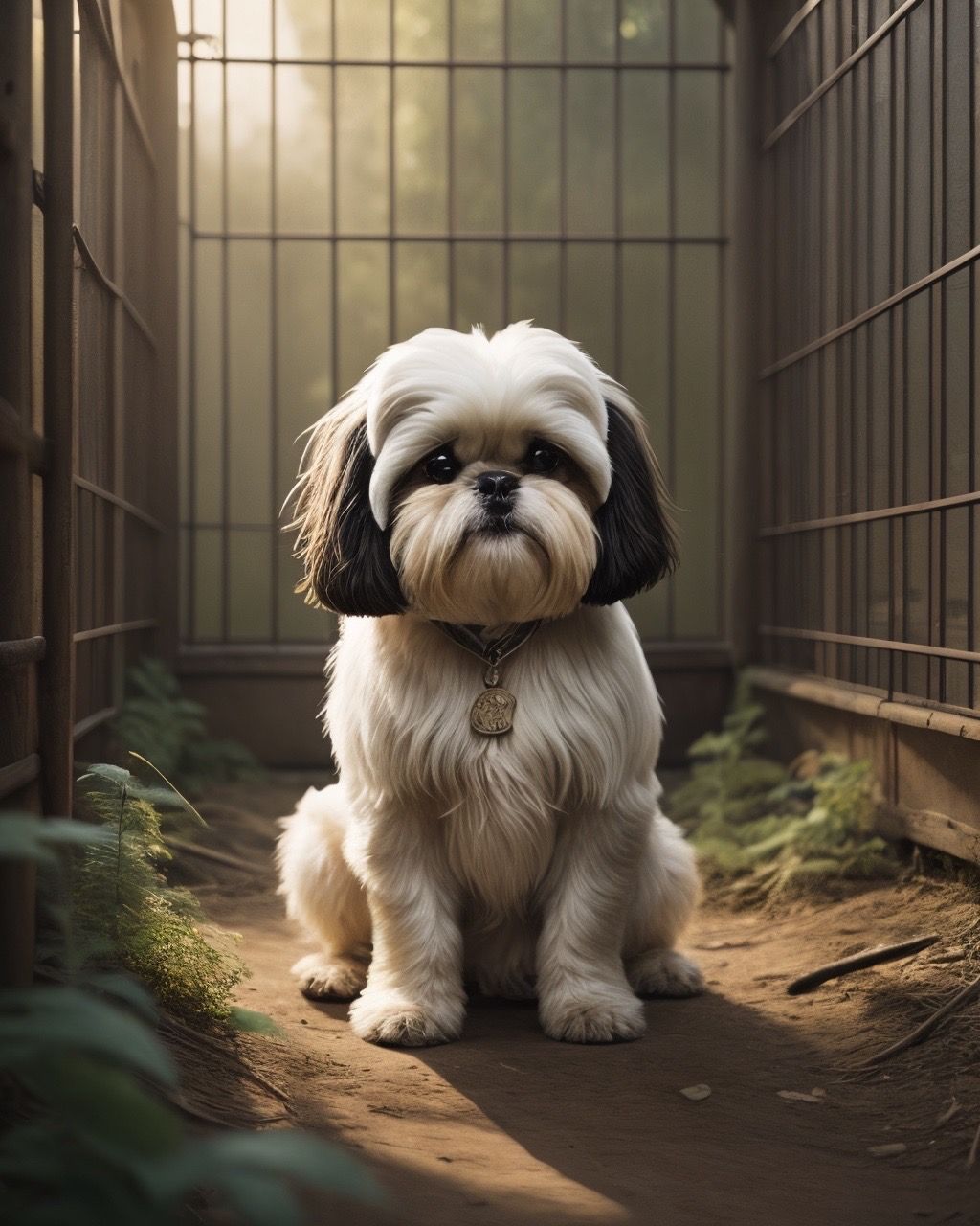 I went to a zoo, but all they had there was one dog. It was ...