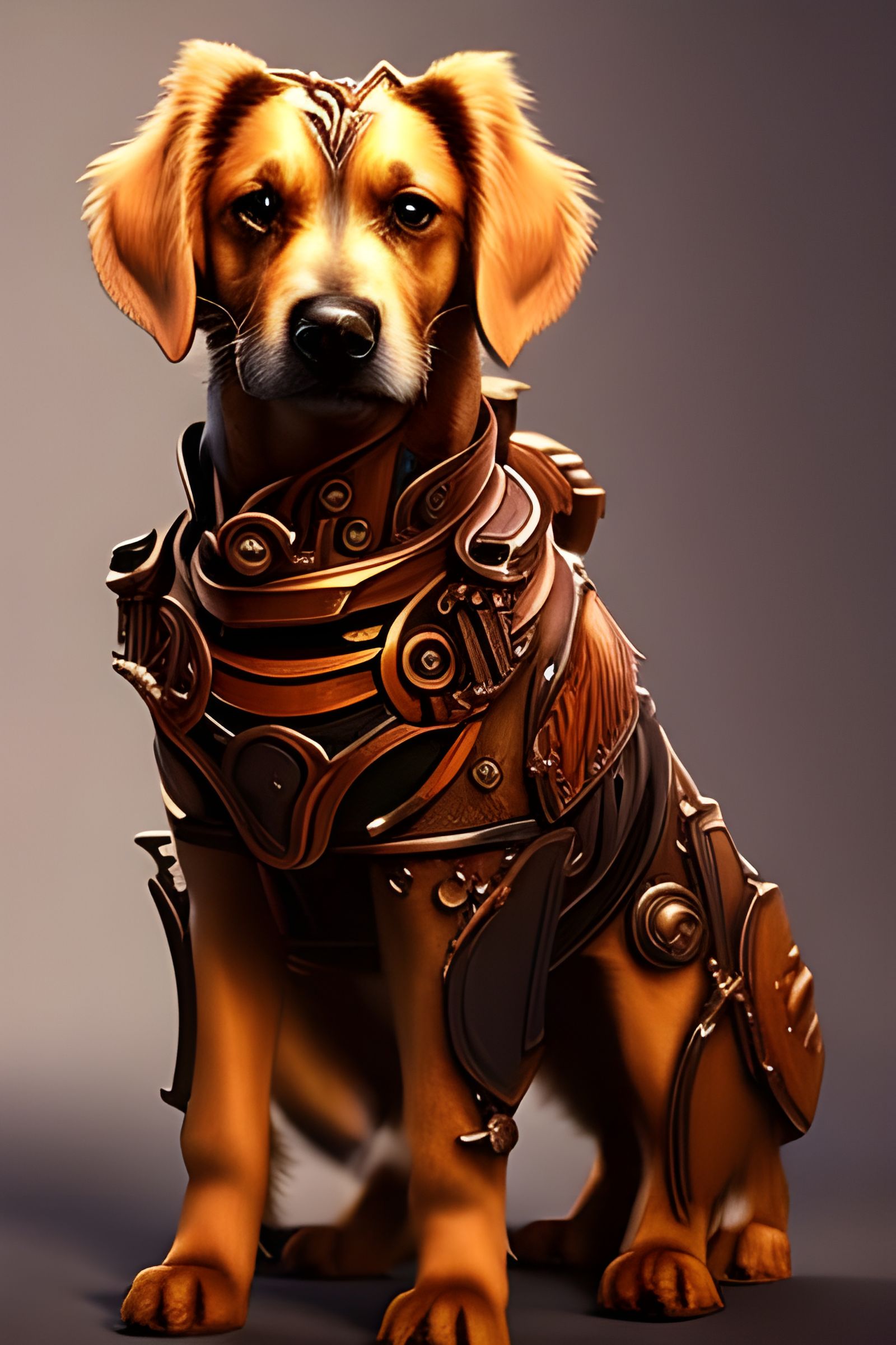 Steampunk dog