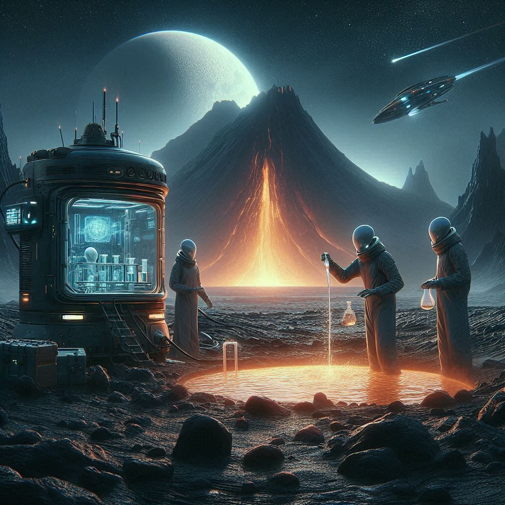 The start of the biological experiment designated E.A.R.T.H.