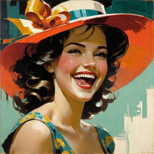 Is there anything more beautiful than a woman laughing?