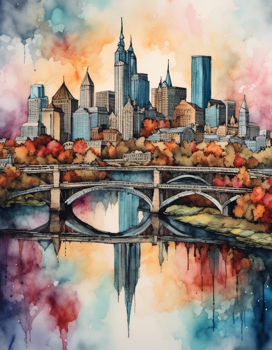 NASHVILLE_TENNESSEE_SKYLINE_ART 14