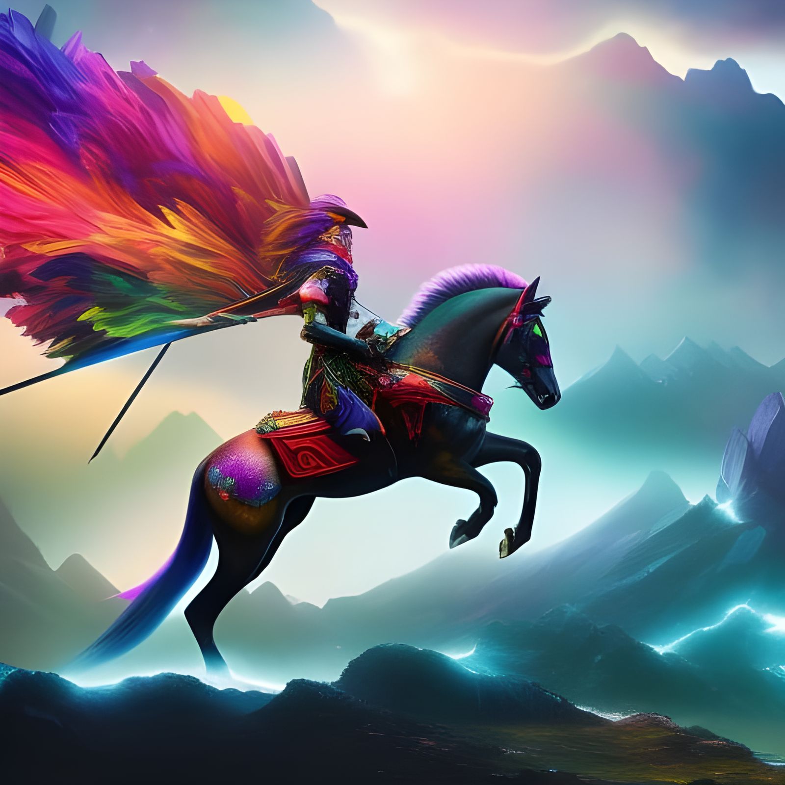 Running Horse  by @Kosh Flix