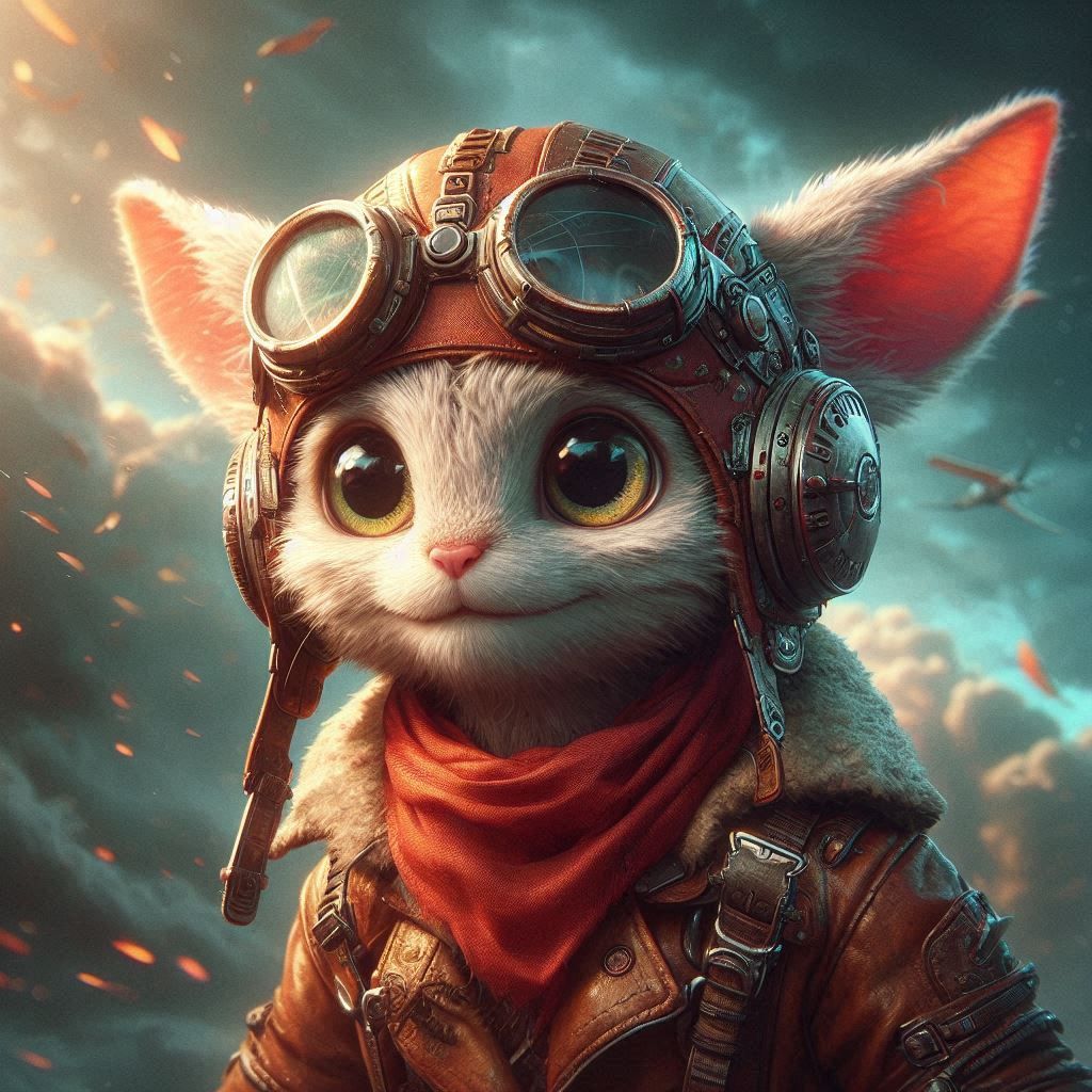 adorable fairy-tale fantasy creature portrait..