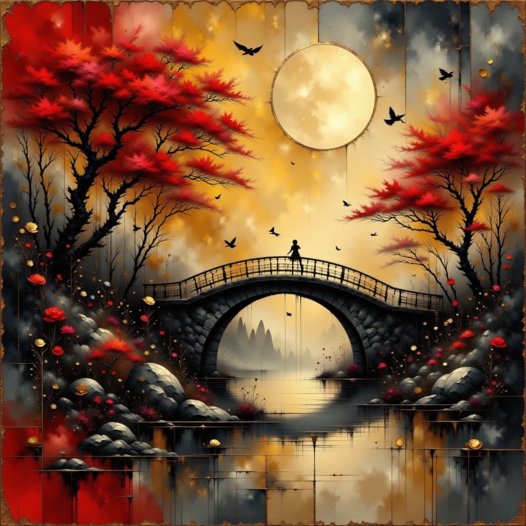 <lora:Asian Abstract:1.0> #9