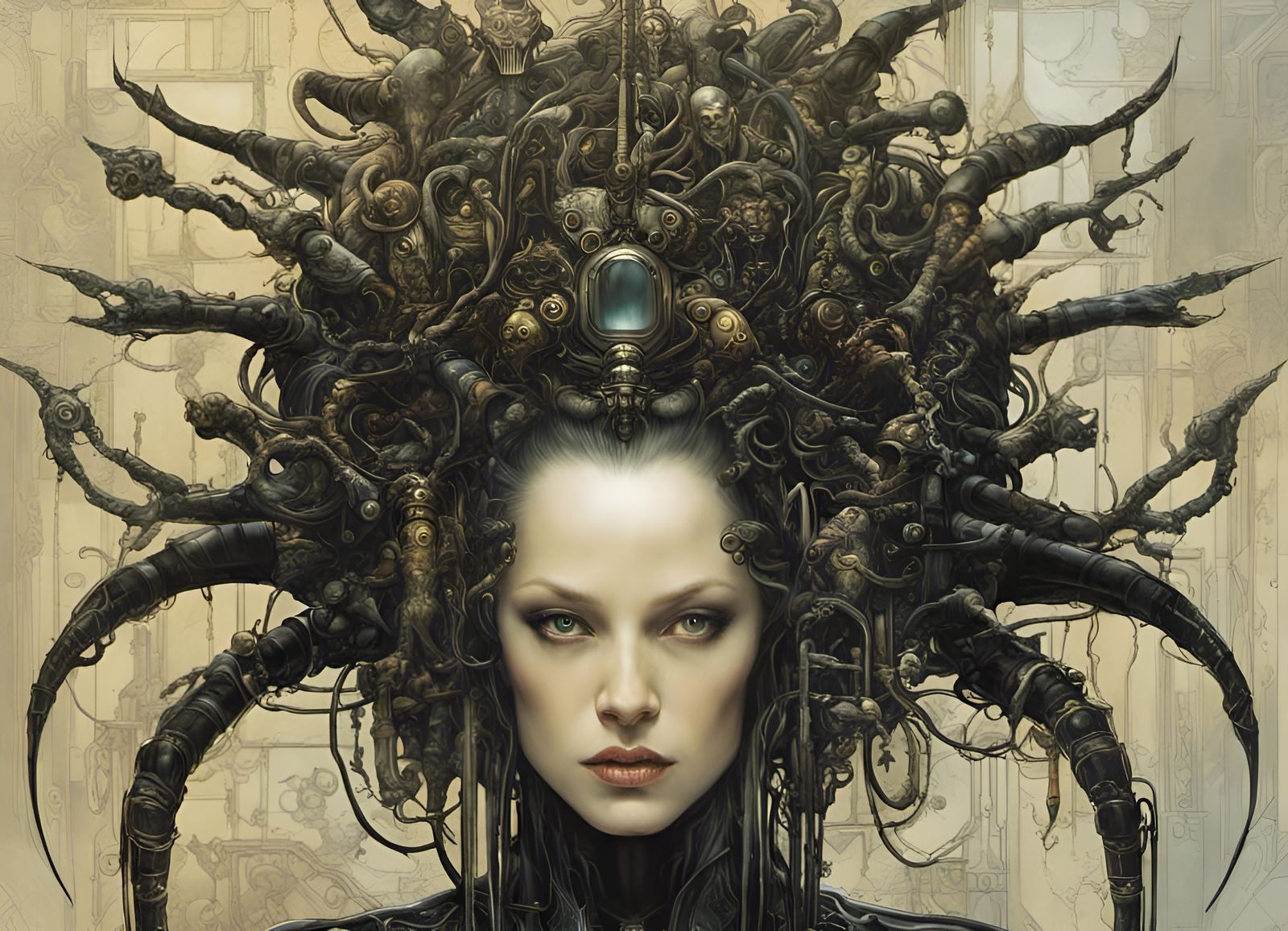 Eldritch Borg Queen   by @Mavrik