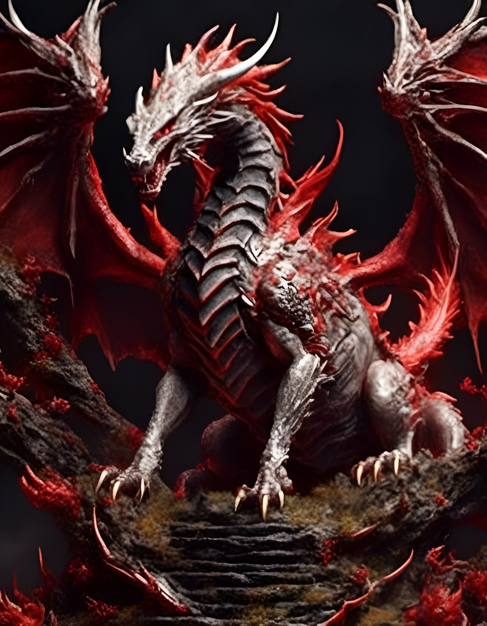 Brimstone Dragon AI Generated Artwork NightCafe Creator