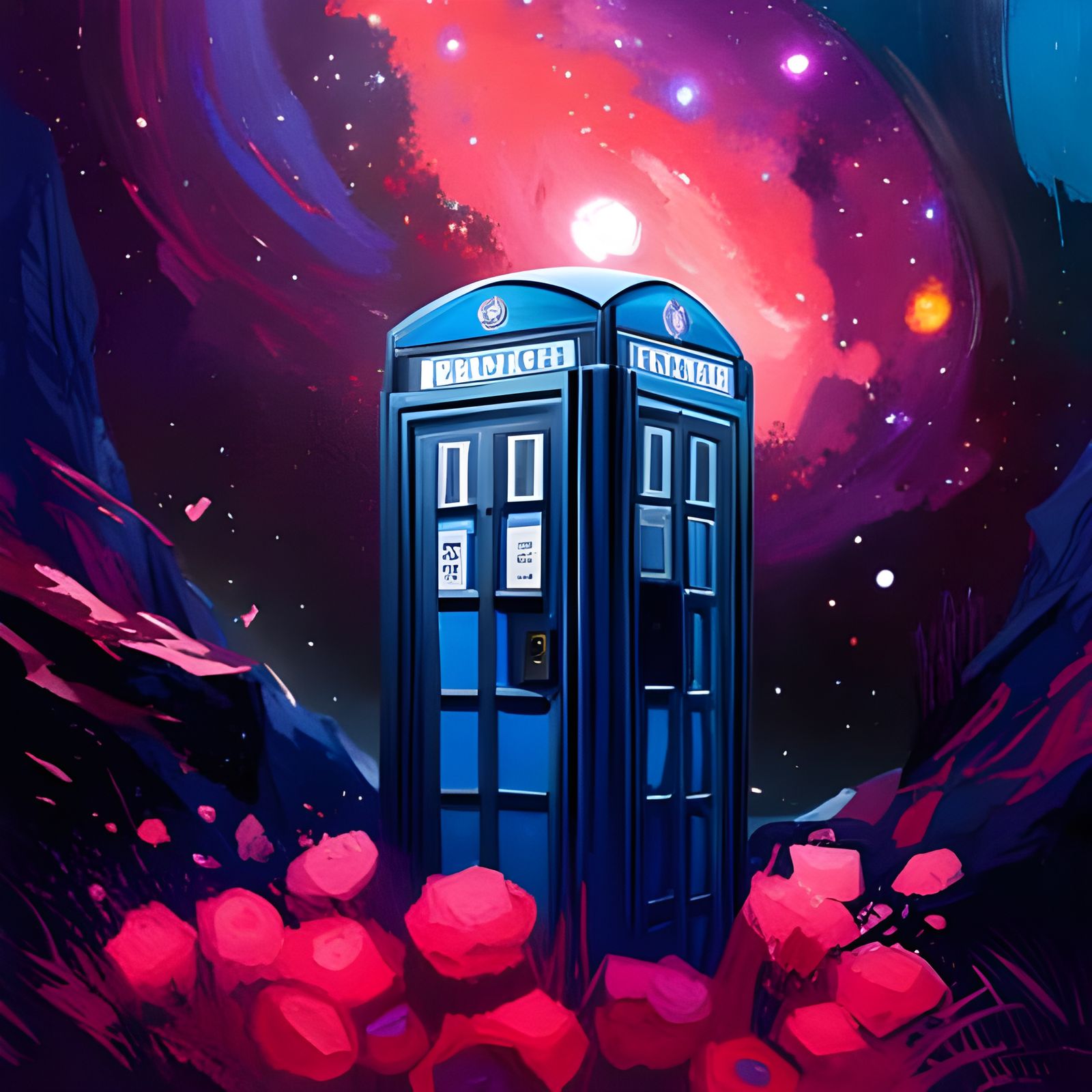 Tardis Ai Generated Artwork Nightcafe Creator