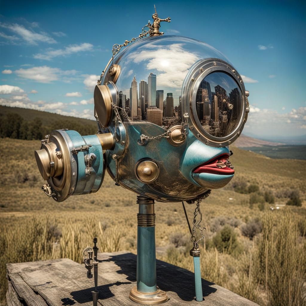 Ethereal Visions of the Future in Hyperdetailed Abstraction