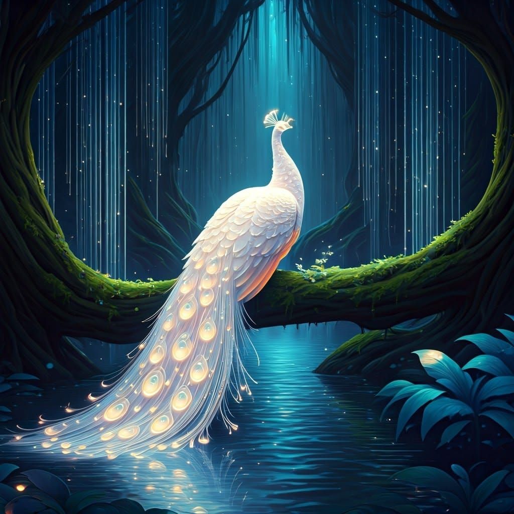 A Ghost in the Forest   by @Celes