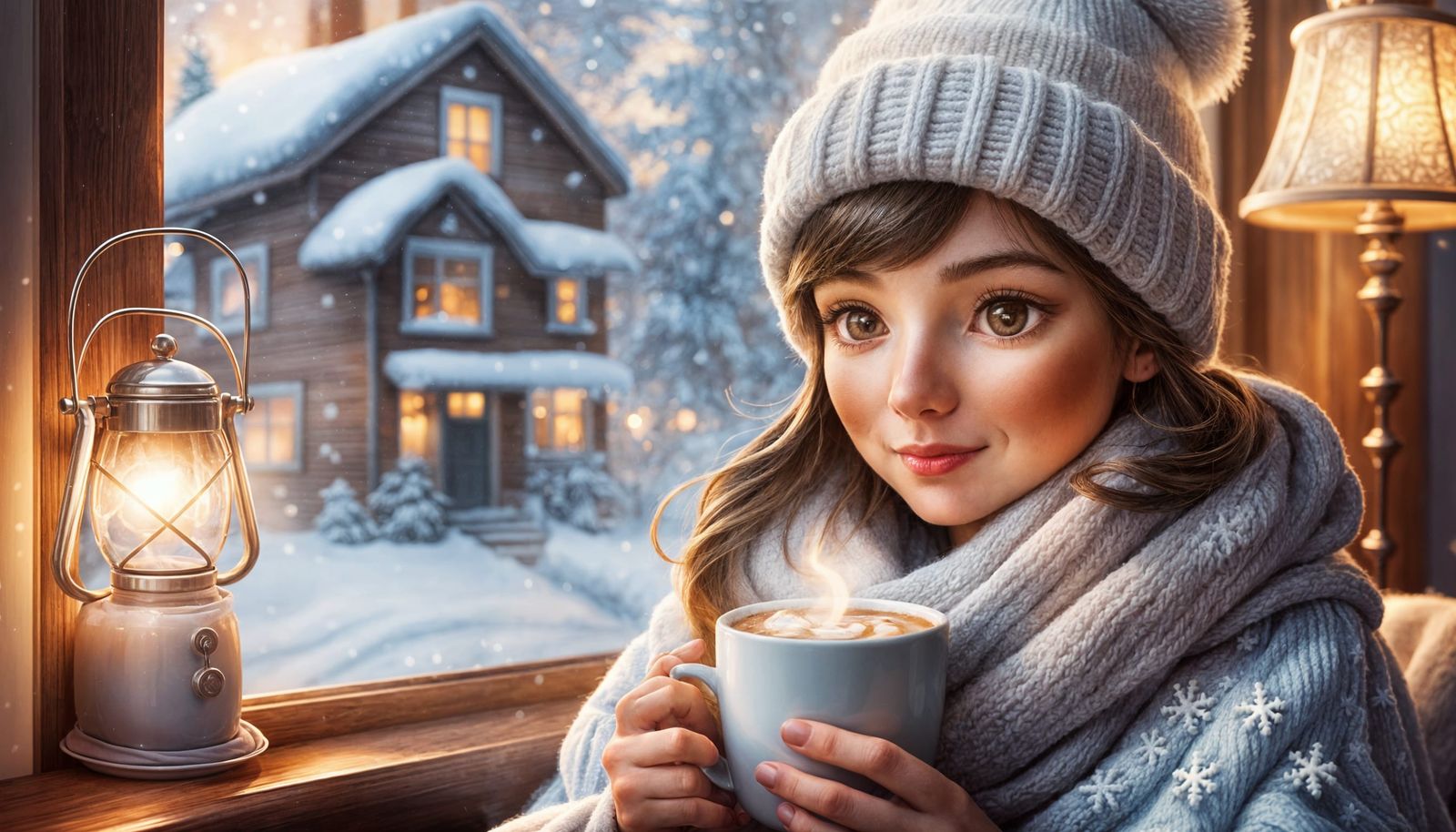 Enjoying Hot Coco  by @Soynuts