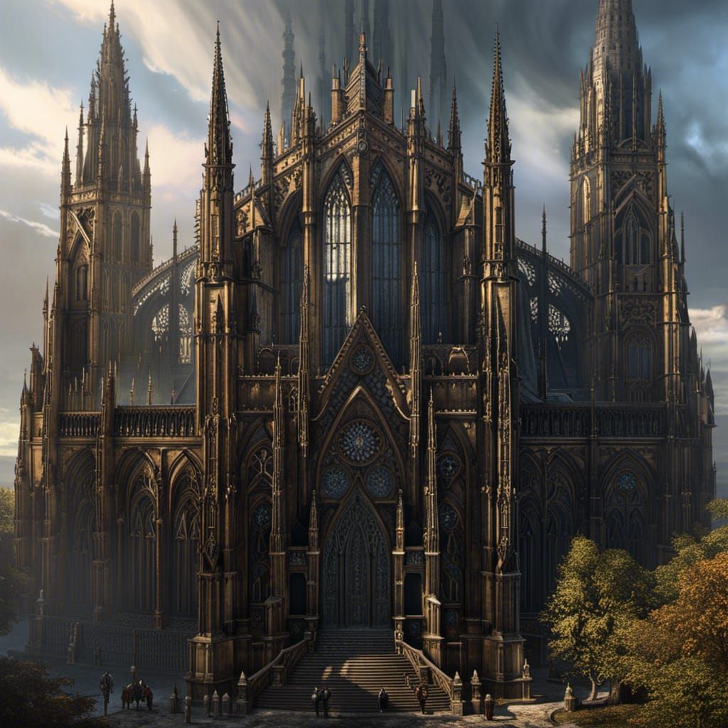 Gothic cathedral - AI Generated Artwork - NightCafe Creator