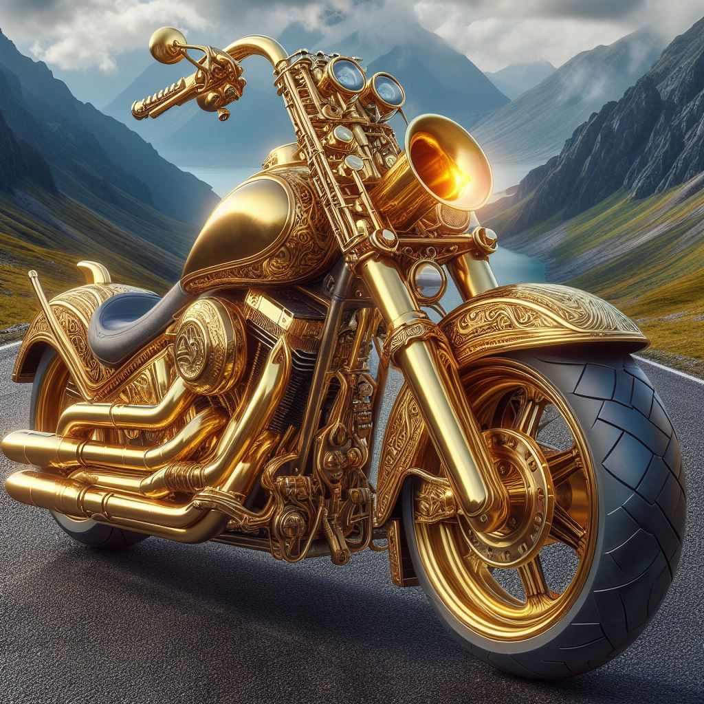 saxophone motorcycle