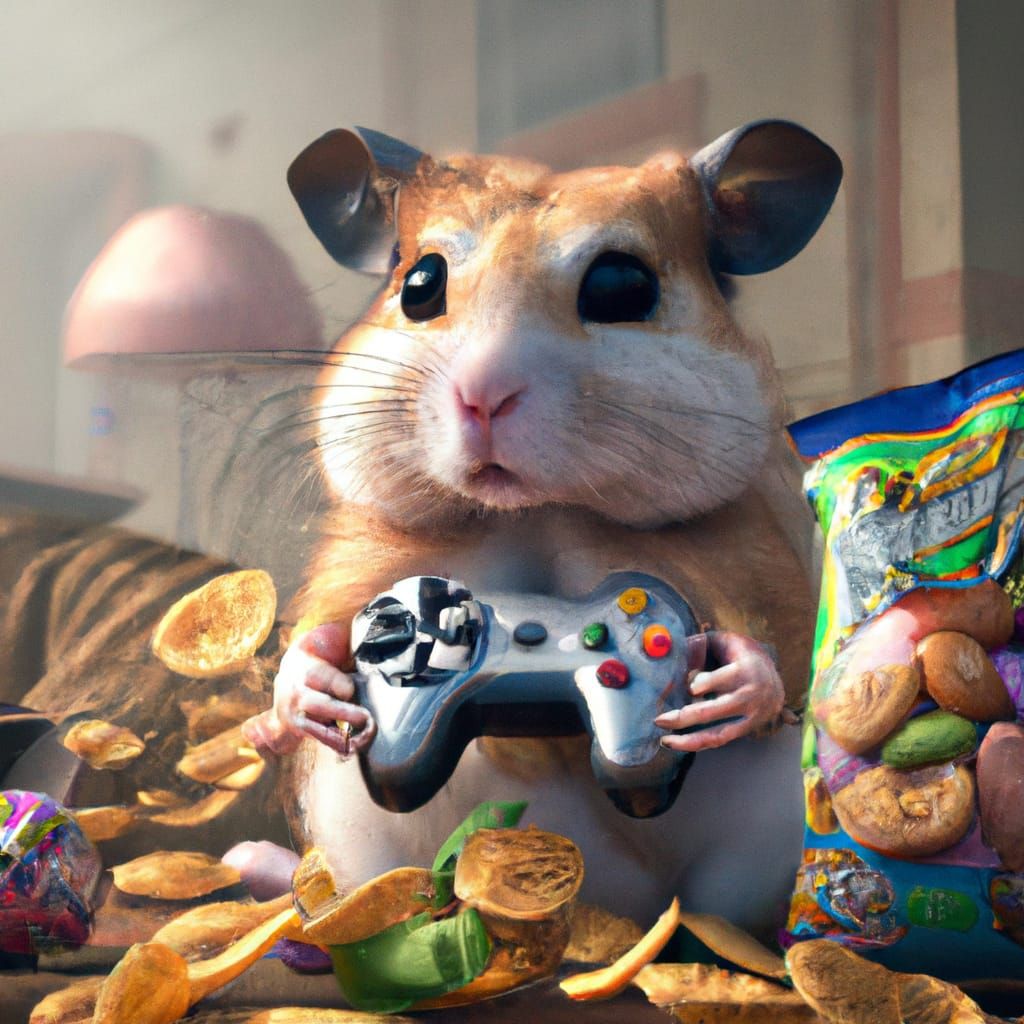 Hey human, I'm going to borrow this for a minute... 🎮  by @MiaMii