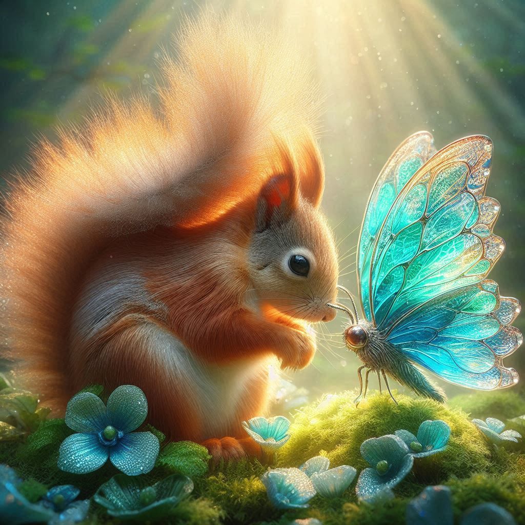 The Squirrel Adventures - Squirrel and Butterfly Making Friends #2