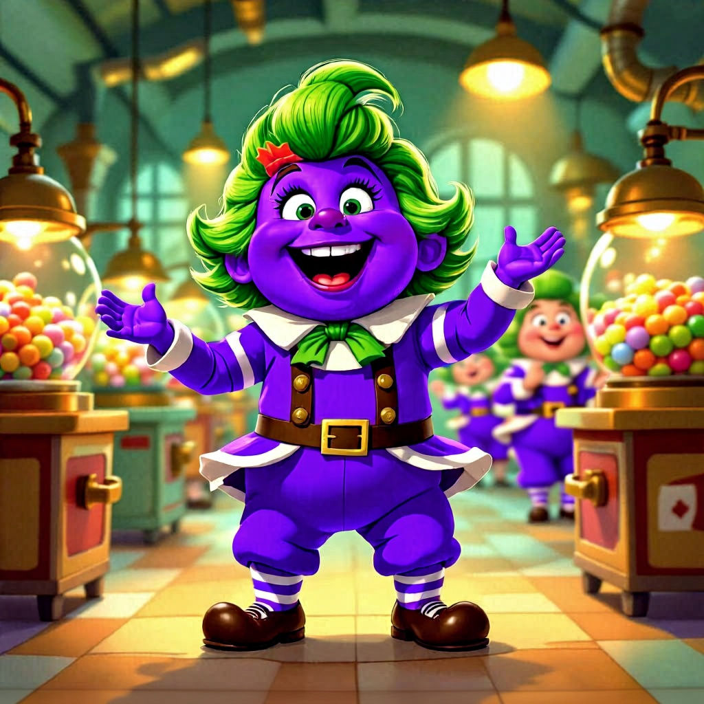 Violet! You’re turning Violet, Violet!!