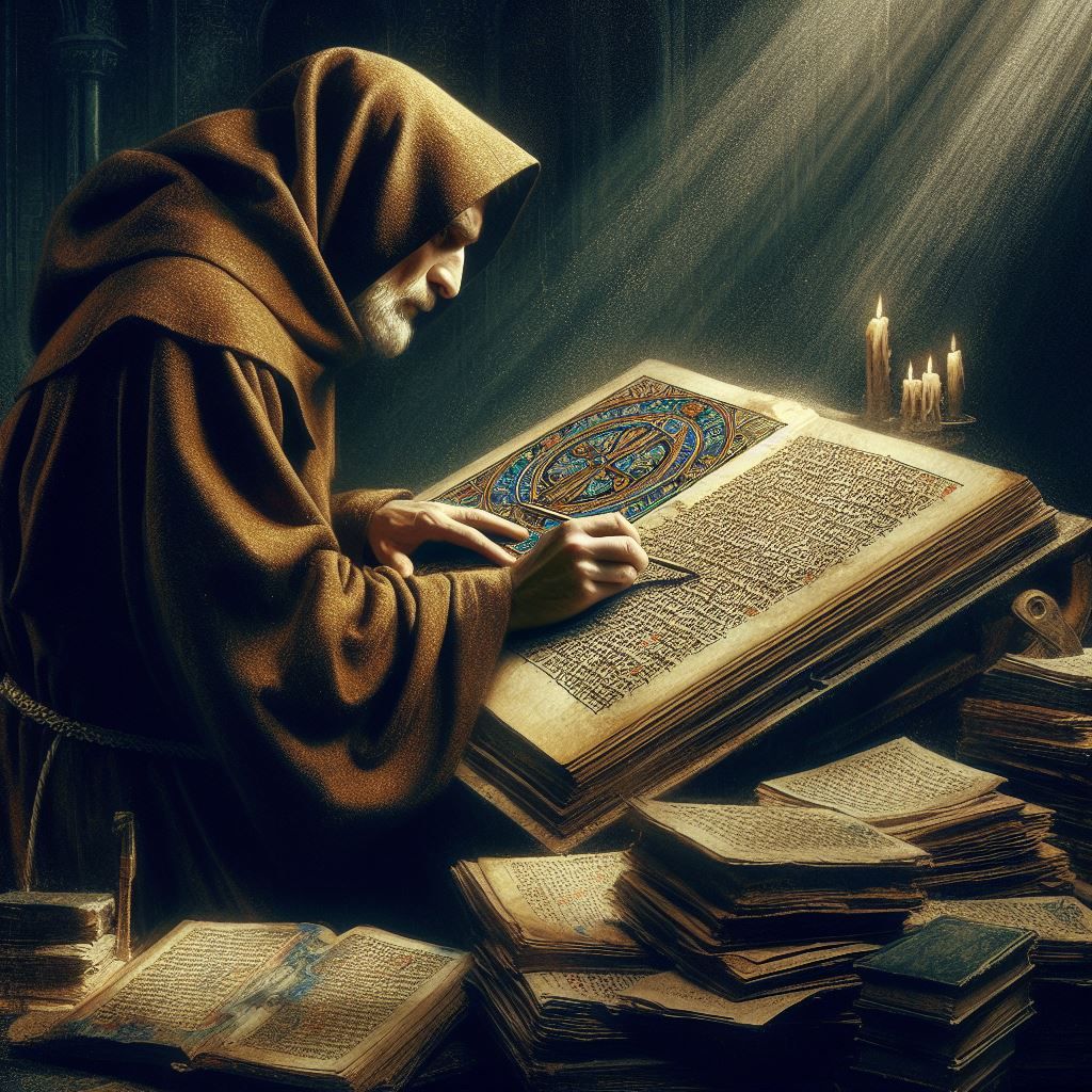 copyist monk