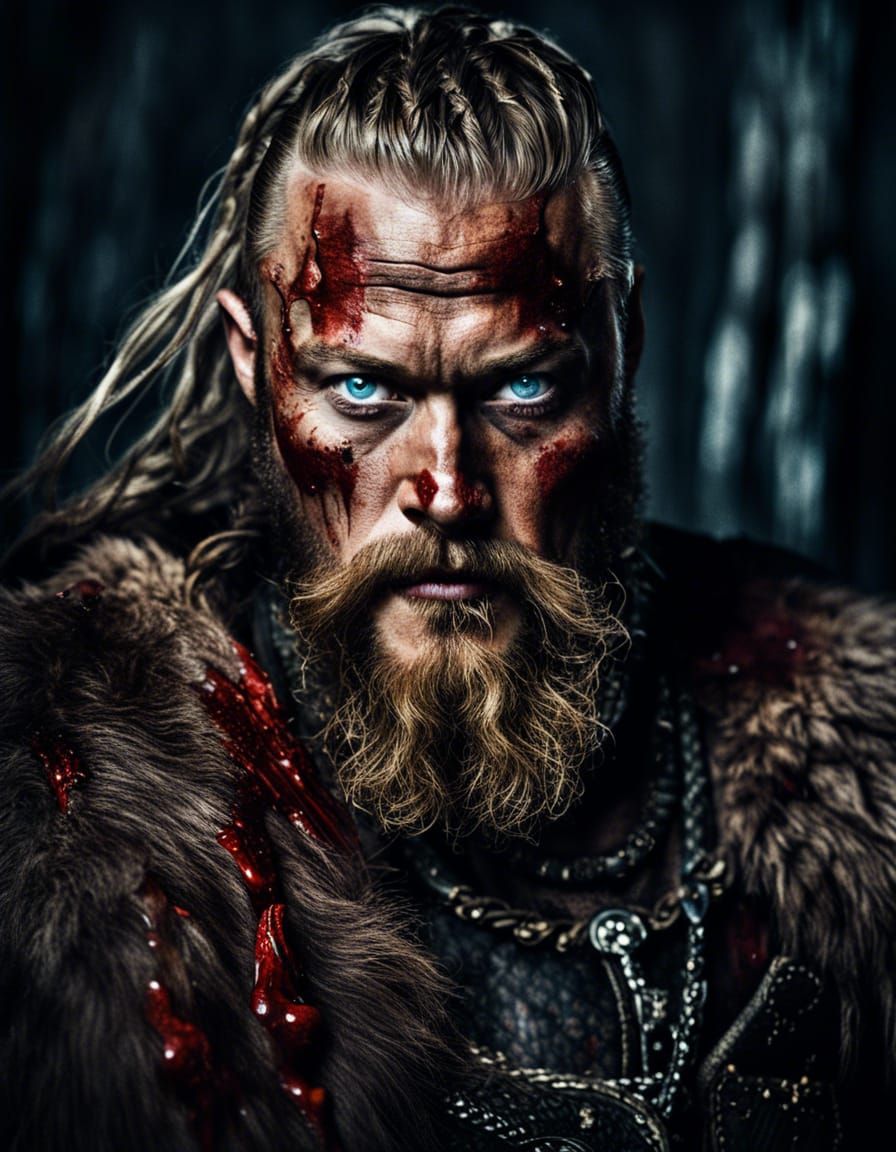 Ragnar Lothbrok (Vikings) - AI Generated Artwork - NightCafe Creator