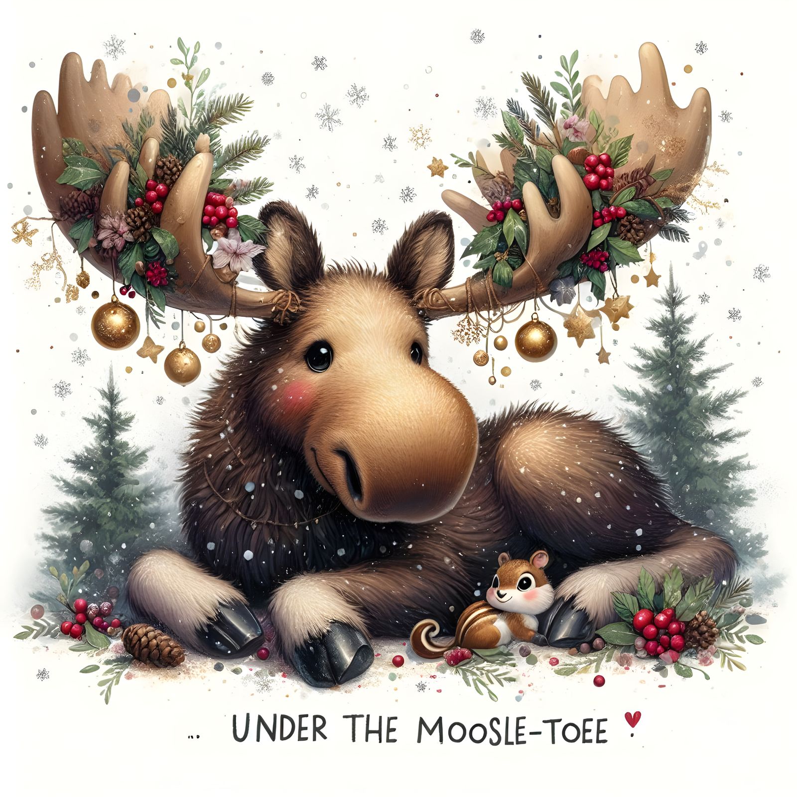 Meet me.. Under the Moosle-toe!