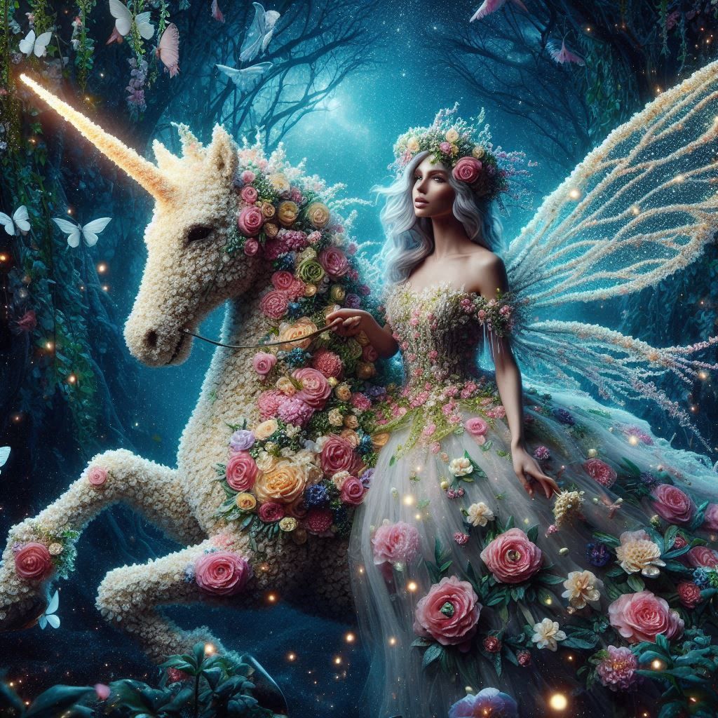Spring Fairy & Unicorn