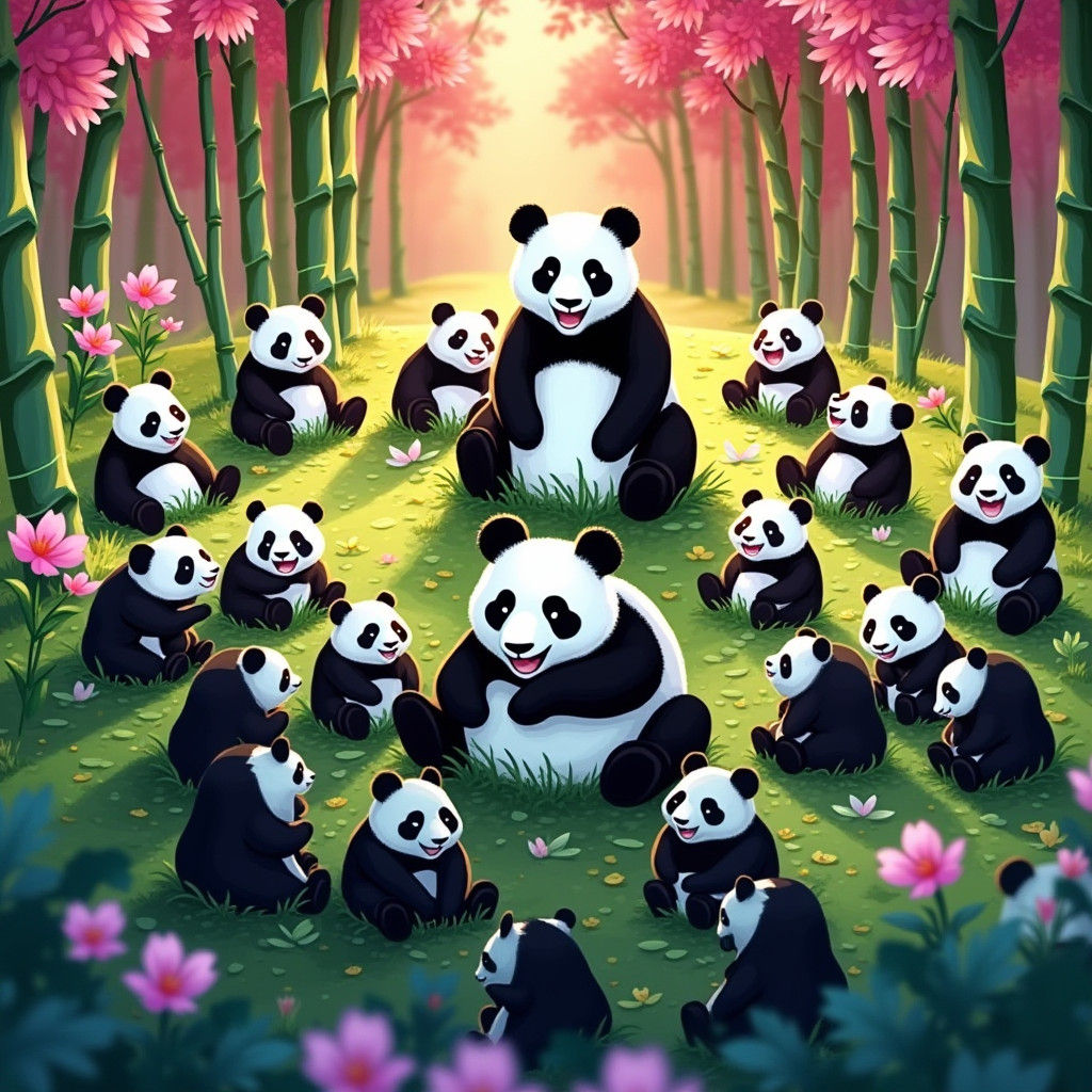 Gentle Panda Teacher Teaches Emotional Intelligence in Encha...