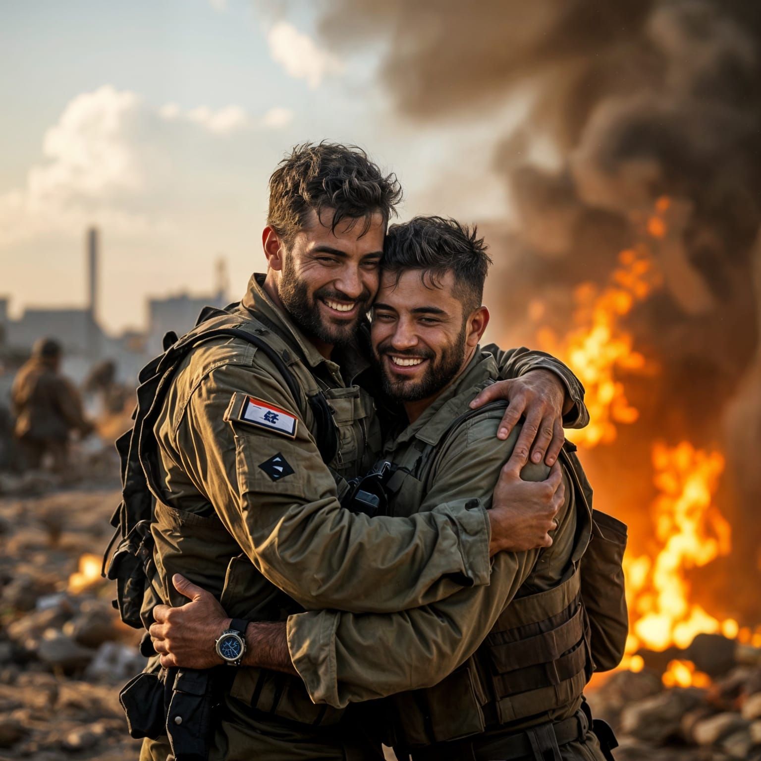 Israeli Soldier Rescue in Gaza: Cinematic Style