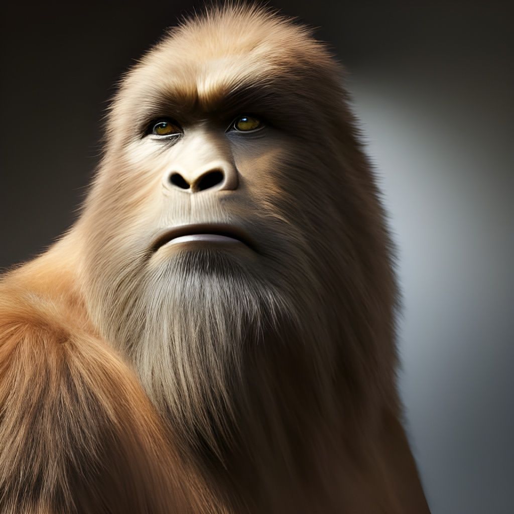 portrait of the elusive Sasquatch! - AI Generated Artwork - NightCafe ...