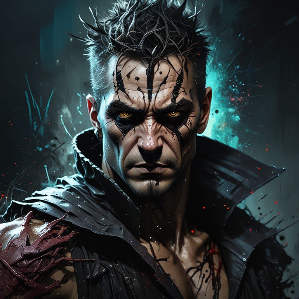 Supervillain portrait  by @SorinV