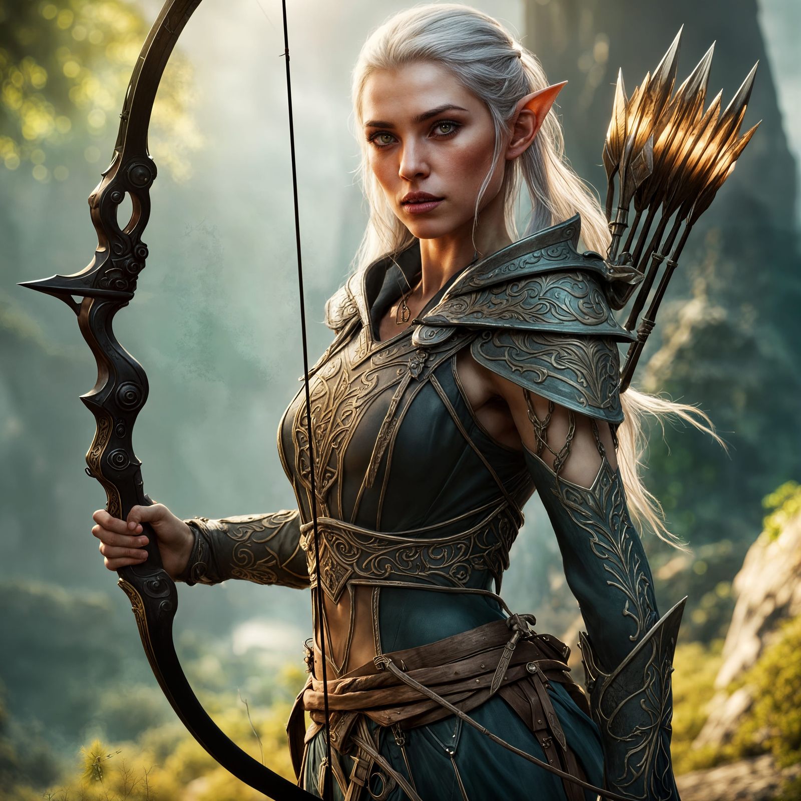 Beautiful Elven Archer 2
