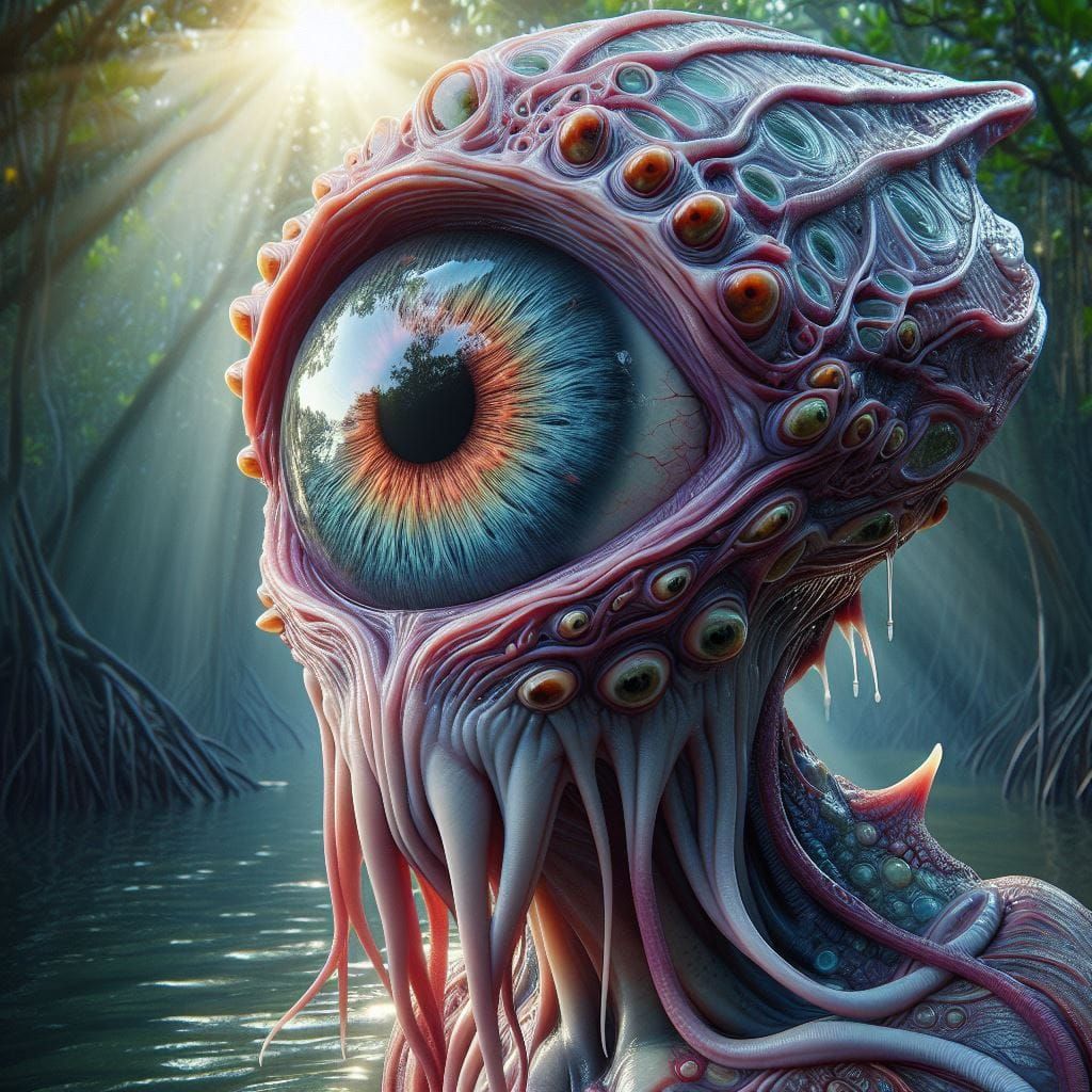 Cephalopod Alien Portraits