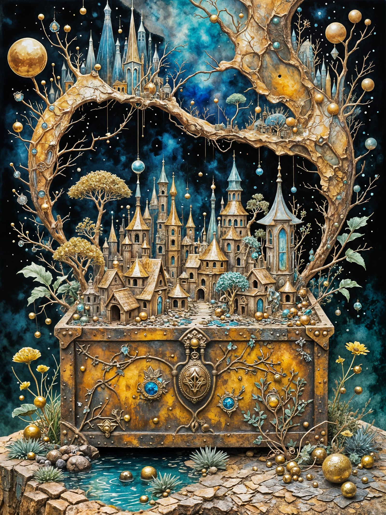 A city asleep, Whispers only moonlight knows, Its treasure: the stars  by @The Artlete 