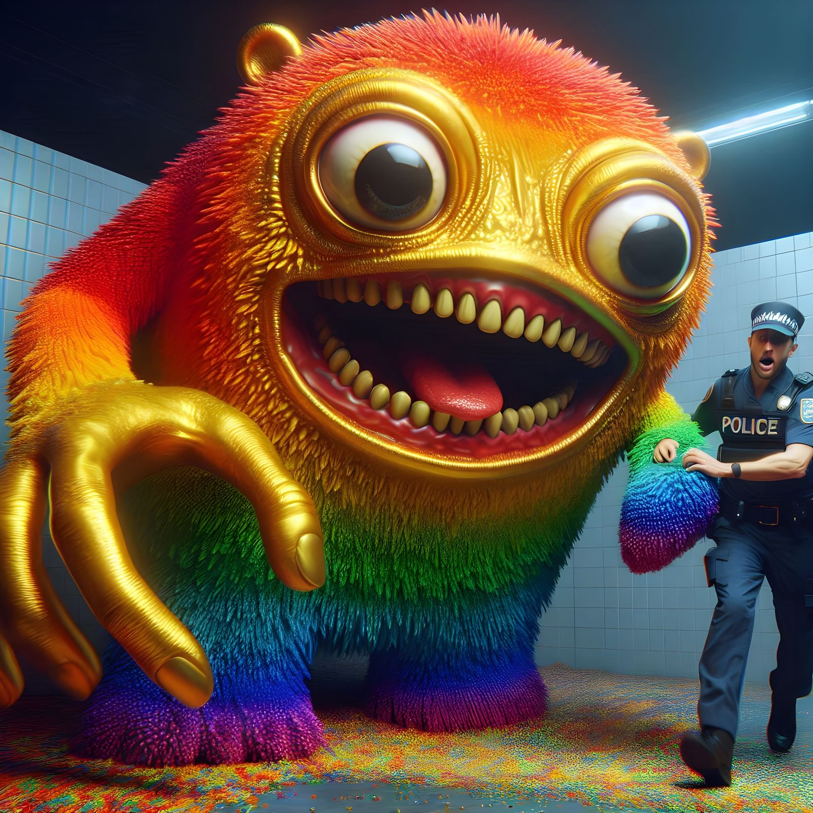 Fantasy Creature in Trouble