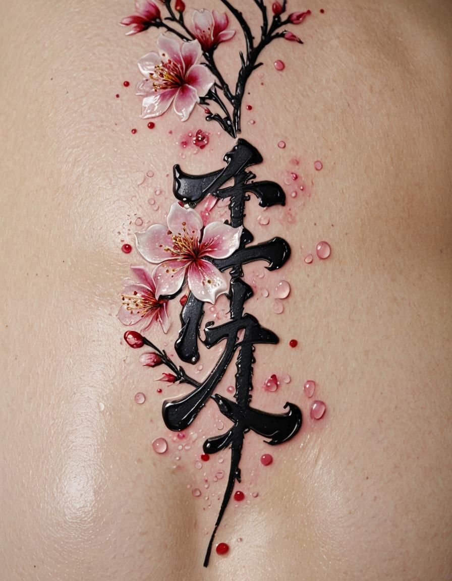 Tattoo Calligraphy.  by @proofman