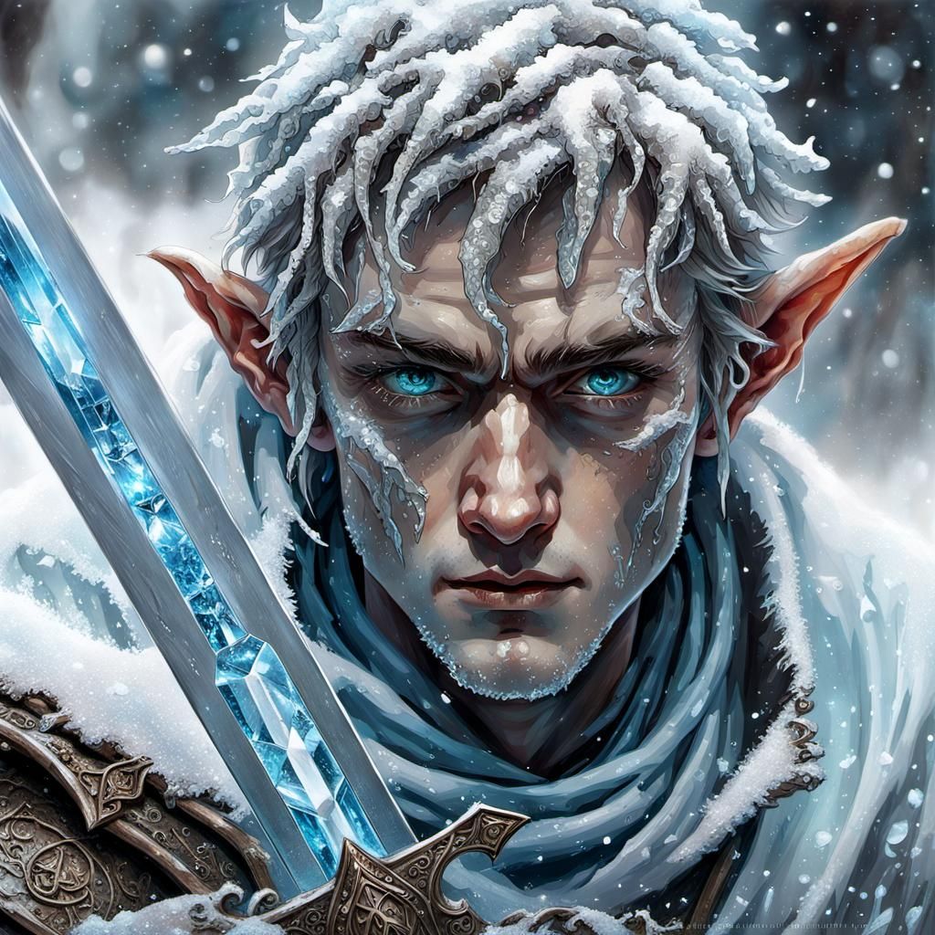 Elf: The winter warrior   by @Baba