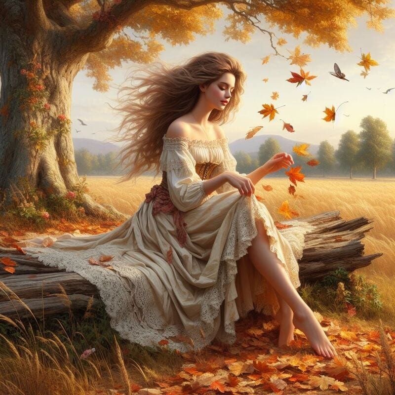 Are whirling in my memory,
dominated by nostalgia,
the falli...