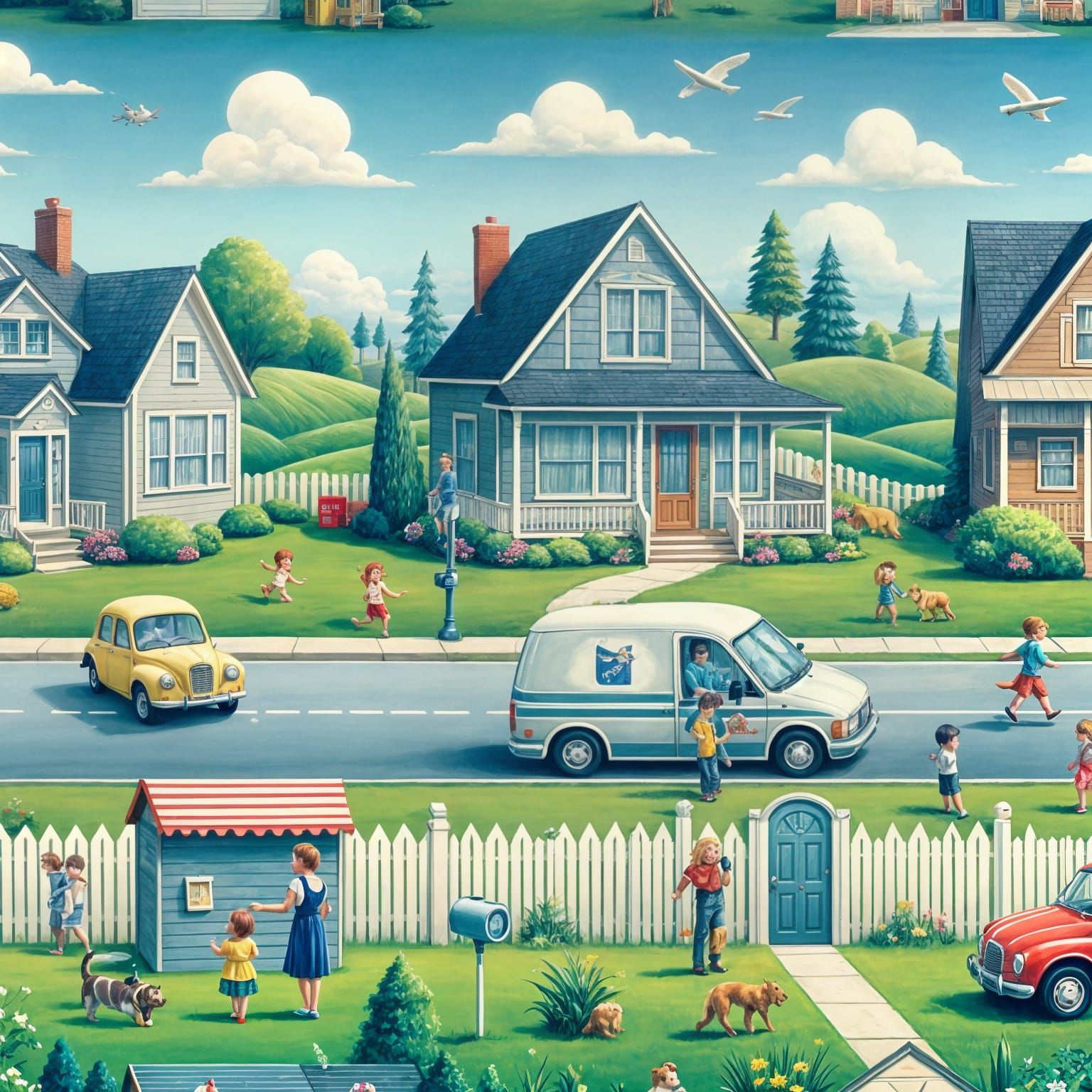 Suburban Wallpaper 1