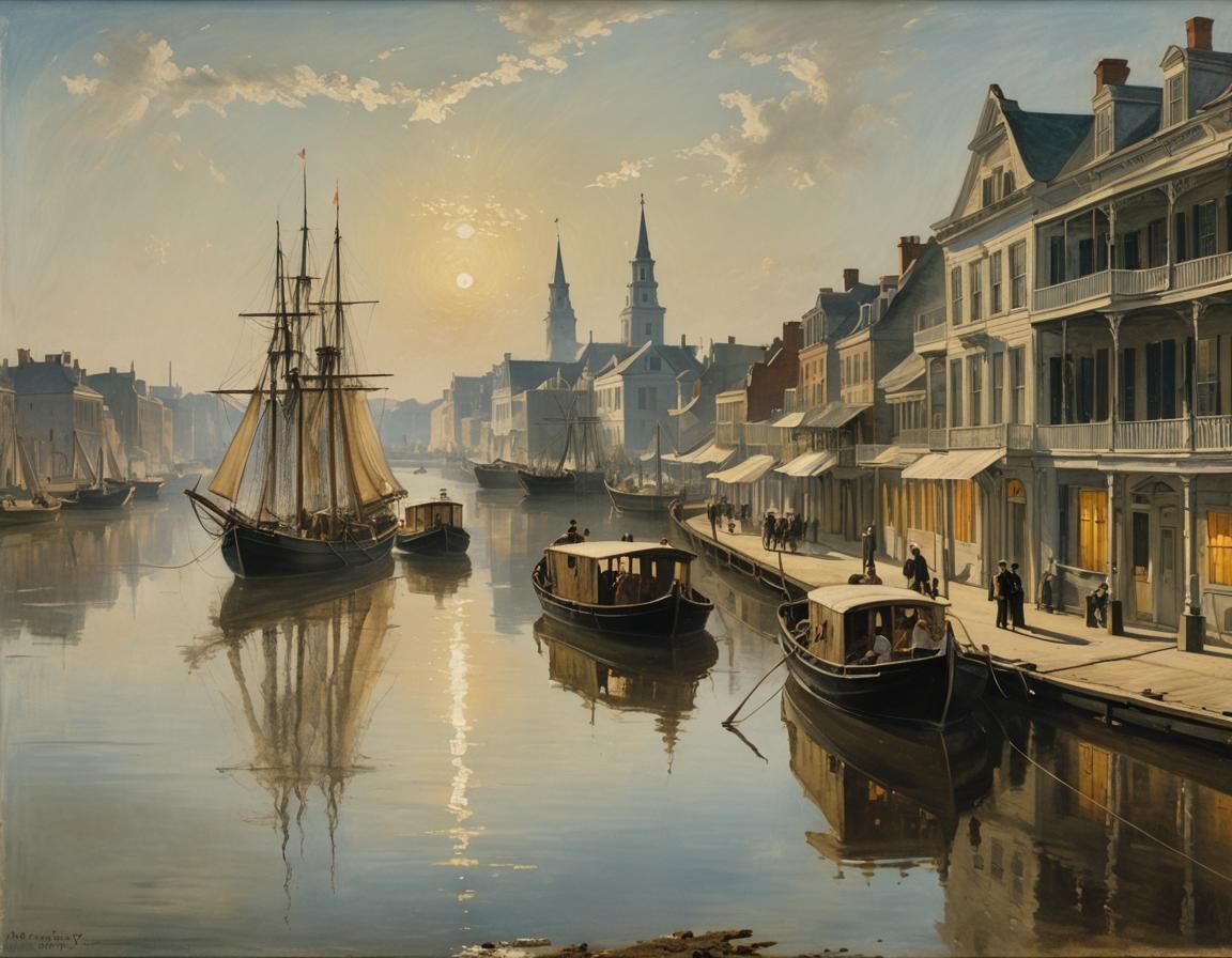 Old New Orleans, by Andrew Wyeth and J.M.W. Turner  by @Finndo80