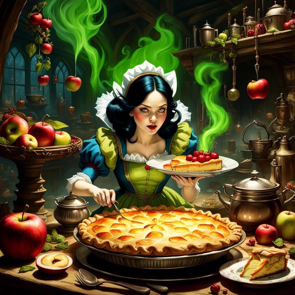 Poisoned apple pie  by @Tiff