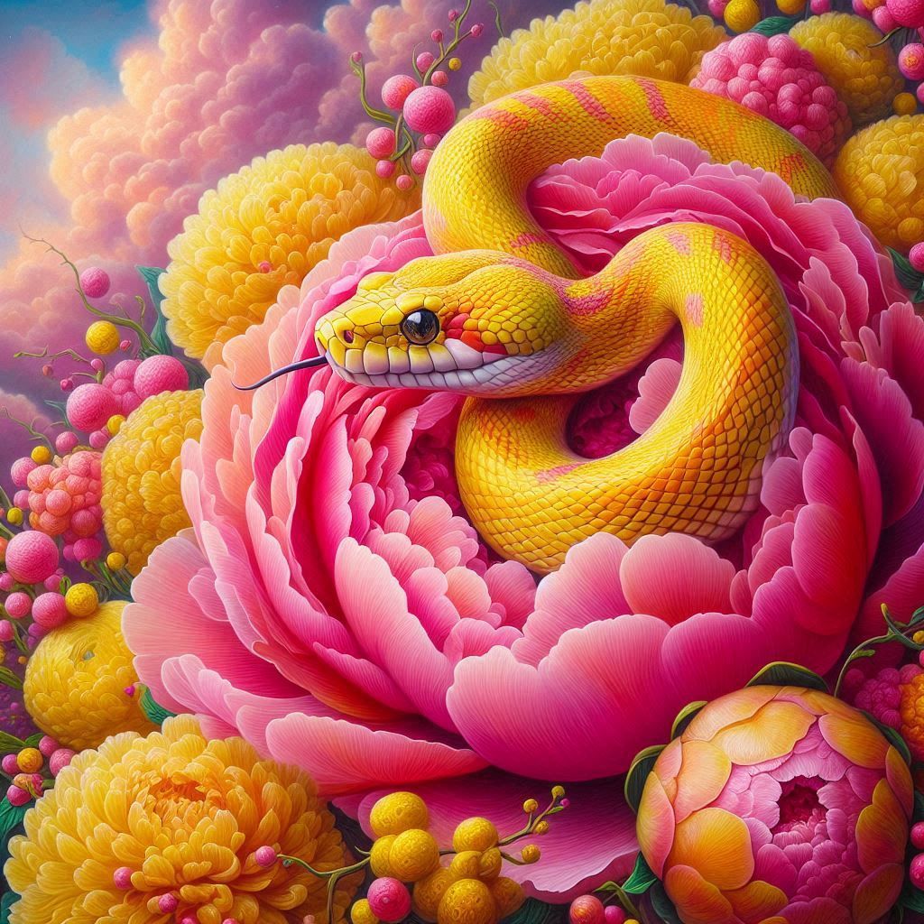 Pink & yellow  by @Alyssa