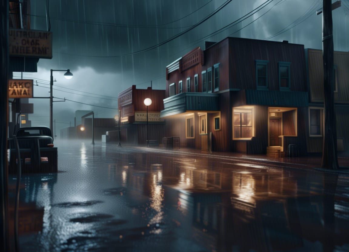 Rain - AI Generated Artwork - NightCafe Creator