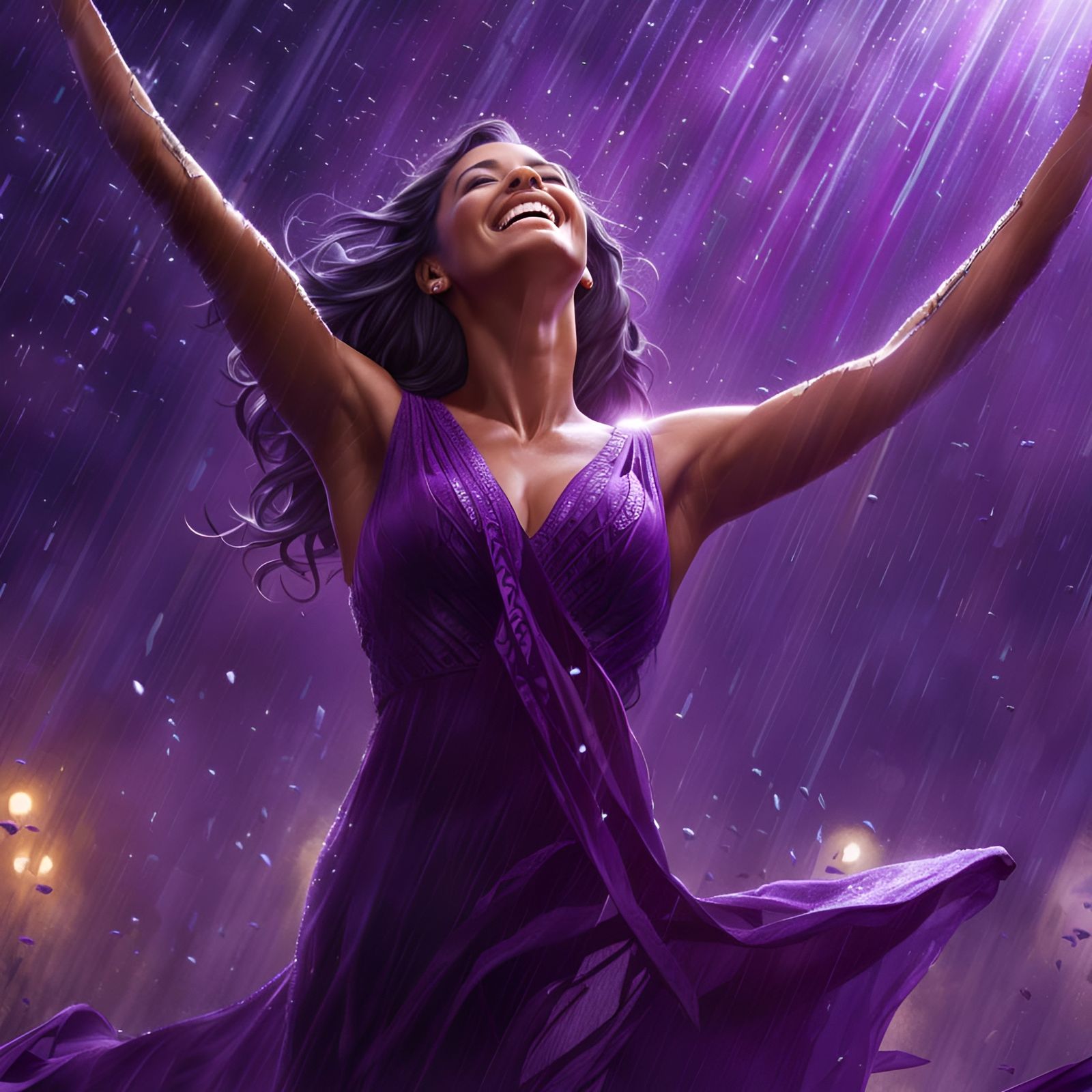 I only want to see you laughing in the purple rain !  by @Queen Of Denial