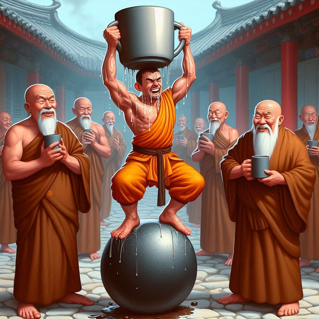 Sometimes you have to balance coffee