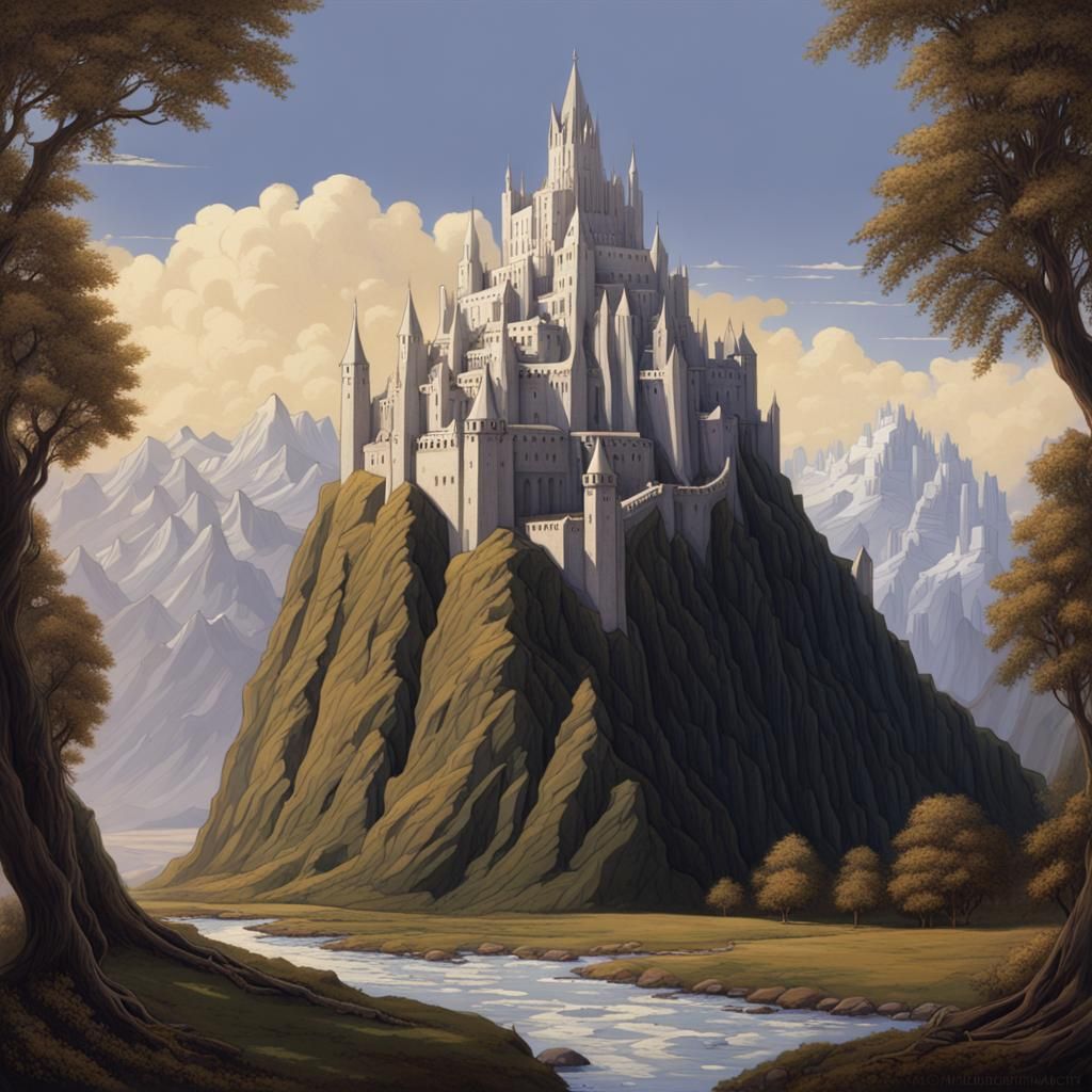 The Lord of the Rings - Minas Tirith art.