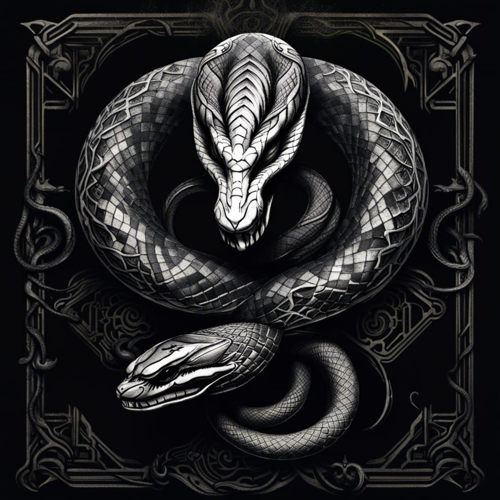 a logo for my original band called The Velvet Serpent - AI Generated ...