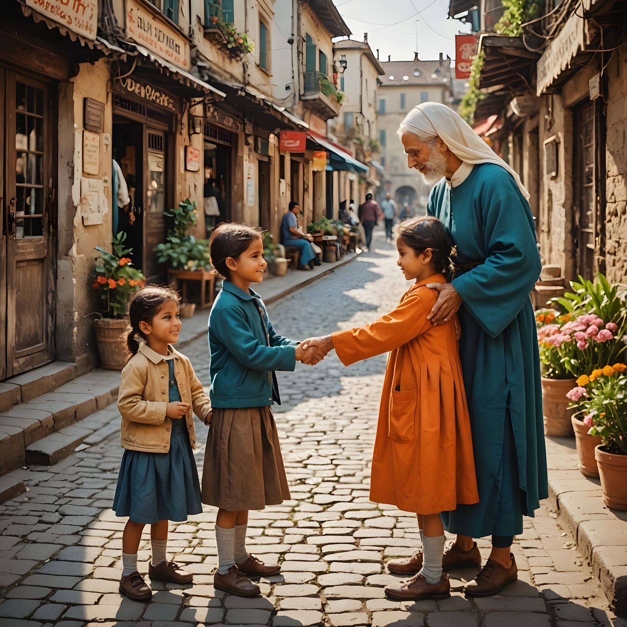 Depict the concept of Kindness! 