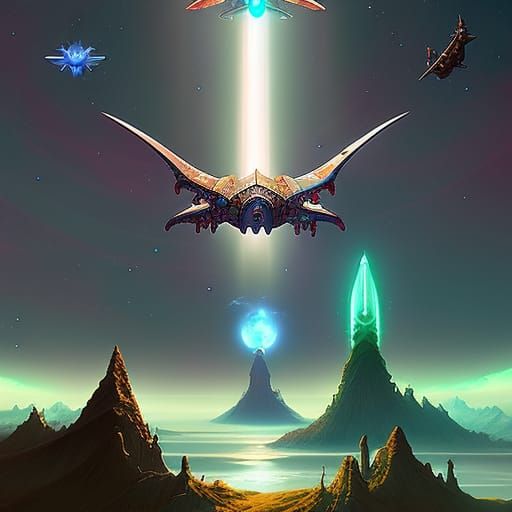 The Last Space Whale of Lork7LV5  by @Strigoi77