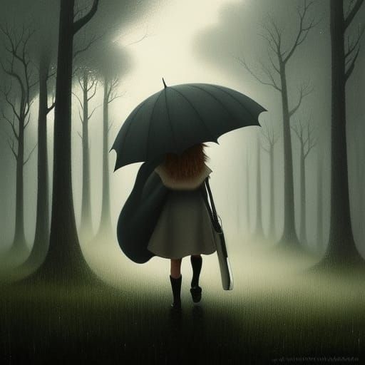 The umbrella - AI Generated Artwork - NightCafe Creator