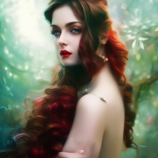 Gothic Fairies in Moonlit Splendor: Elegant Gemini Twins