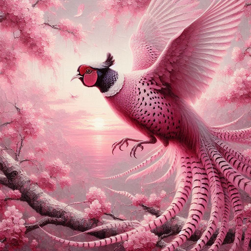 Pink pheasant