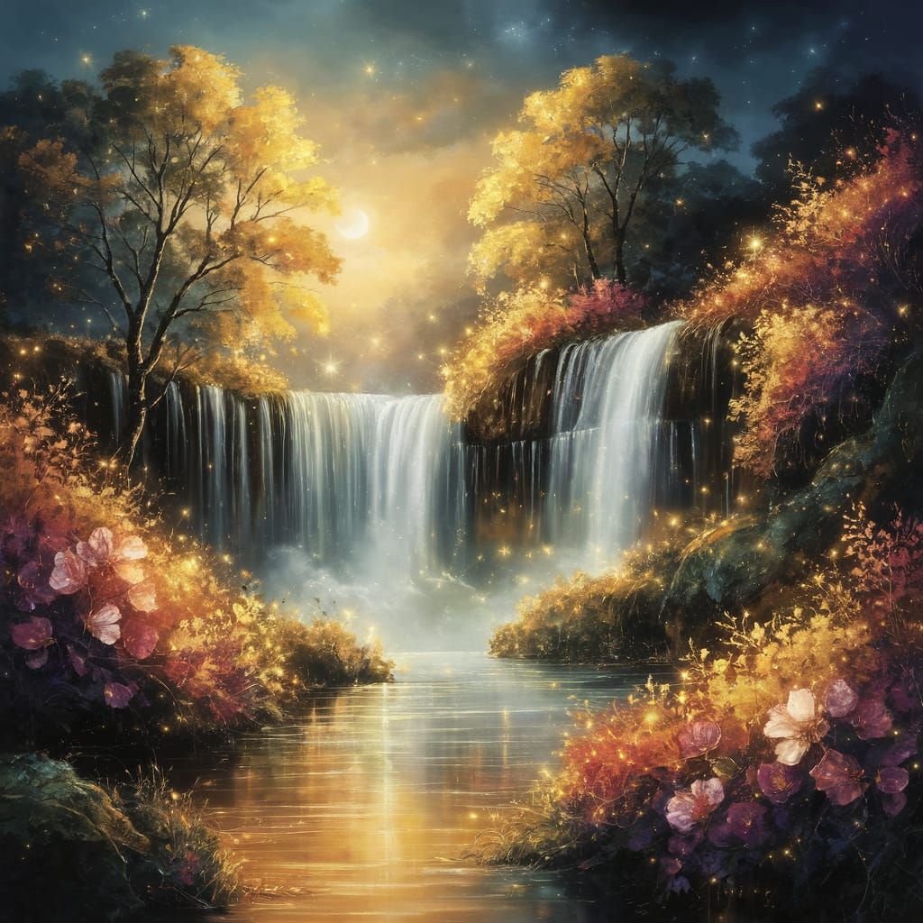 a magical landscape   by @undefined