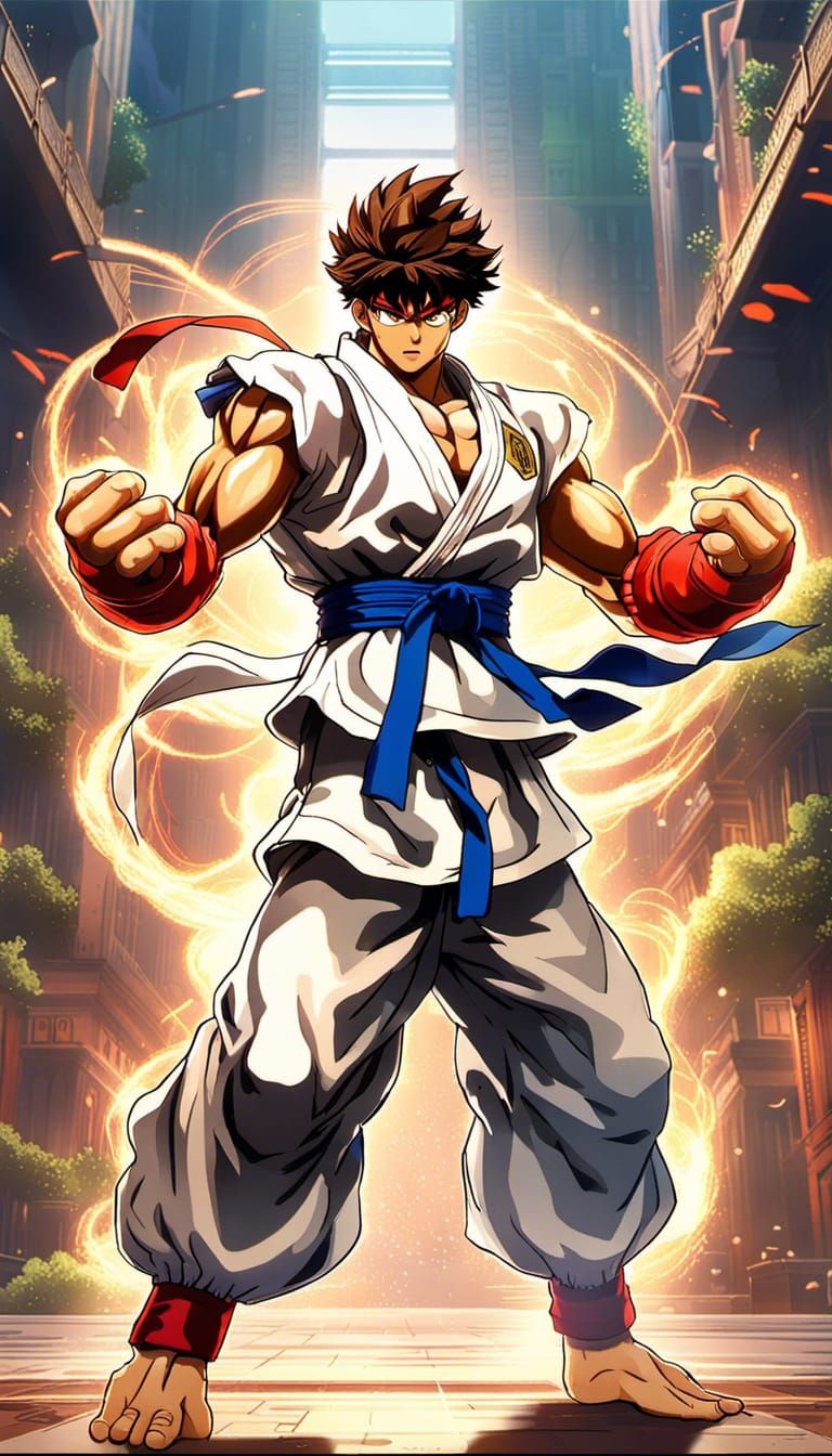 Street Fighter: Ryu - AI Generated Artwork - NightCafe Creator